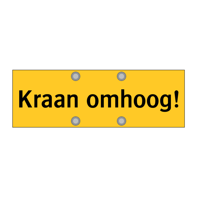 Kraan omhoog! & Kraan omhoog! & Kraan omhoog!