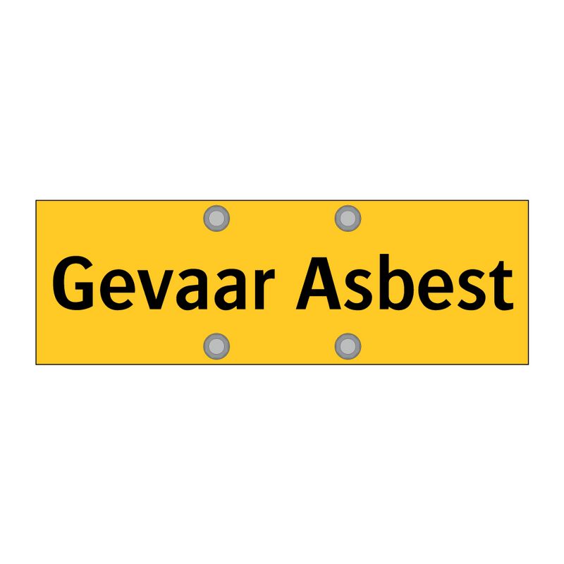 Gevaar Asbest & Gevaar Asbest & Gevaar Asbest