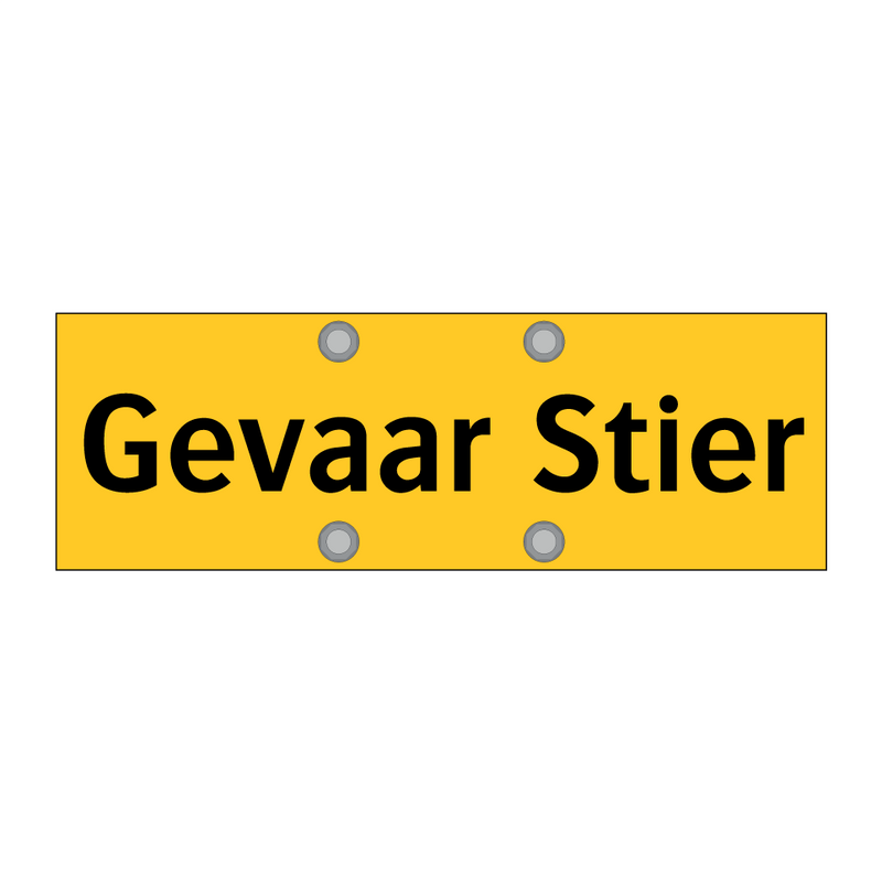 Gevaar Stier & Gevaar Stier & Gevaar Stier