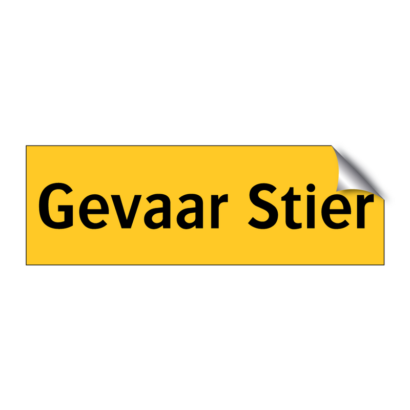 Gevaar Stier & Gevaar Stier & Gevaar Stier & Gevaar Stier