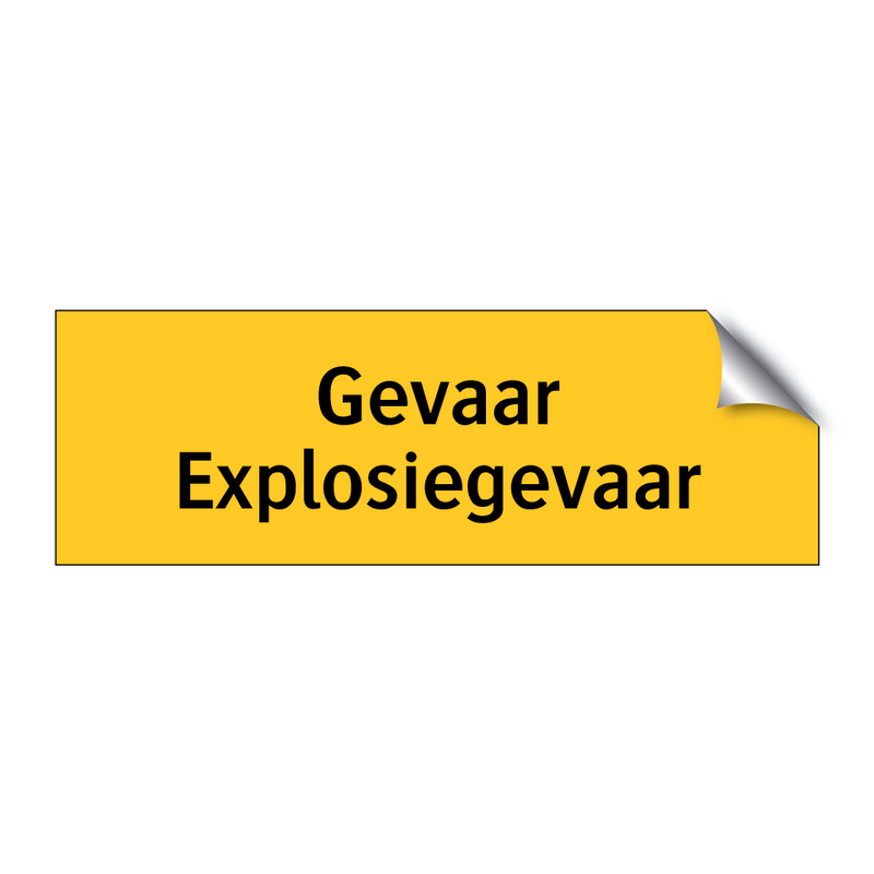 Gevaar Explosiegevaar & Gevaar Explosiegevaar & Gevaar Explosiegevaar & Gevaar Explosiegevaar