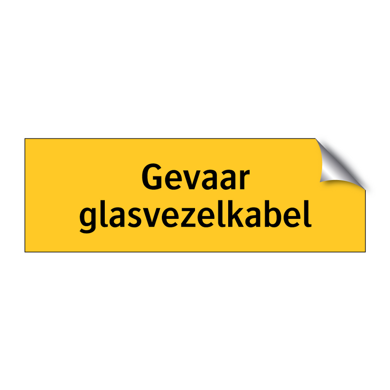 Gevaar glasvezelkabel & Gevaar glasvezelkabel & Gevaar glasvezelkabel & Gevaar glasvezelkabel