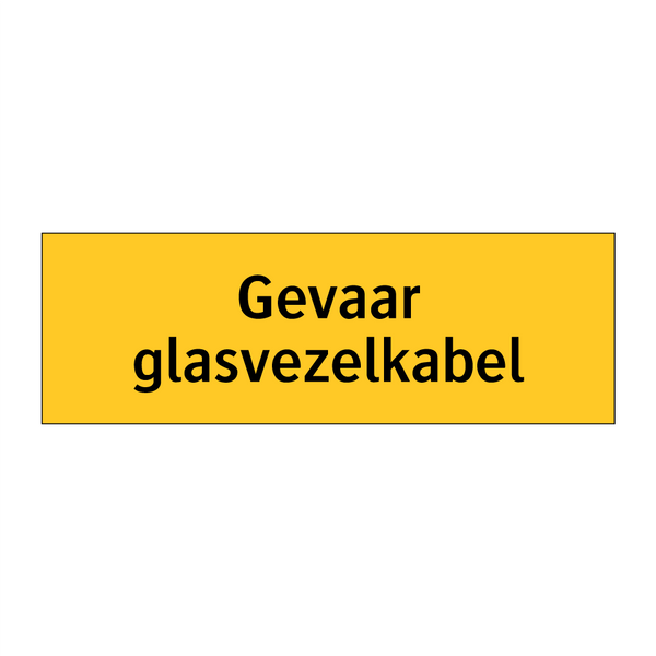 Gevaar glasvezelkabel & Gevaar glasvezelkabel & Gevaar glasvezelkabel & Gevaar glasvezelkabel