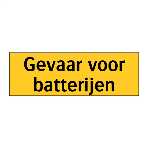 Gevaar voor batterijen & Gevaar voor batterijen & Gevaar voor batterijen & Gevaar voor batterijen