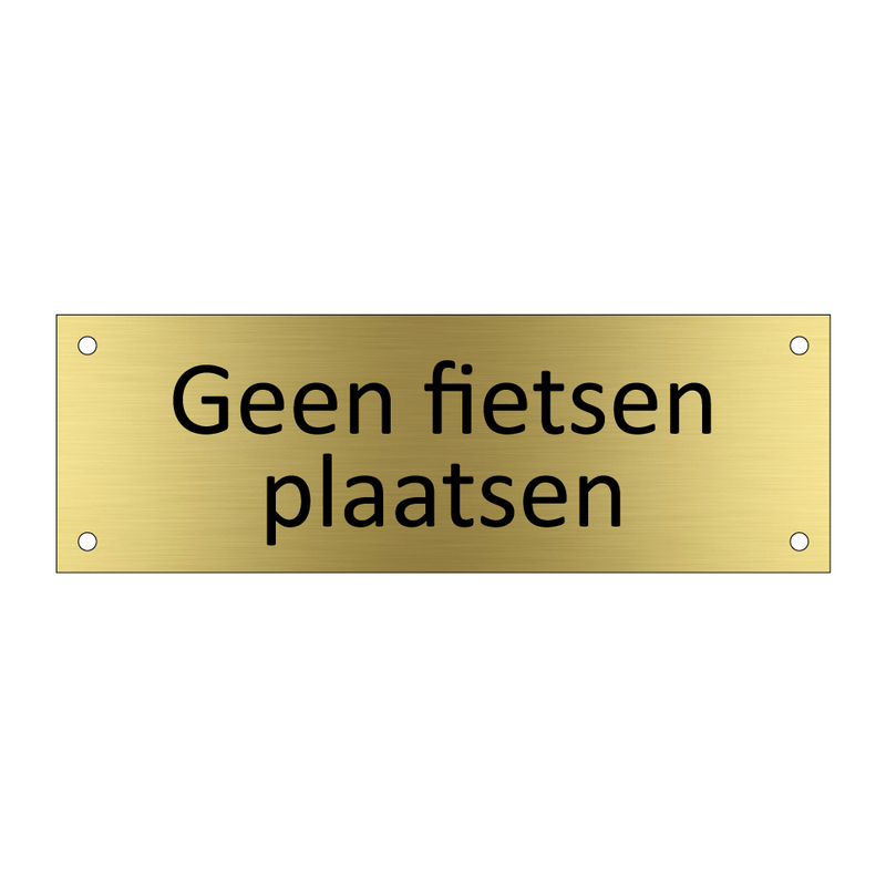 Geen fietsen plaatsen & Geen fietsen plaatsen & Geen fietsen plaatsen