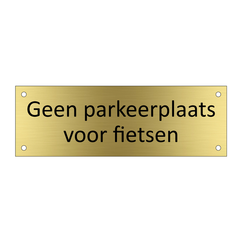 Geen parkeerplaats voor fietsen & Geen parkeerplaats voor fietsen & Geen parkeerplaats voor fietsen