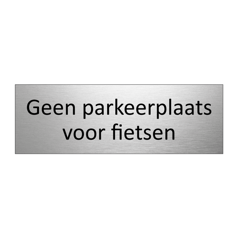 Geen parkeerplaats voor fietsen & Geen parkeerplaats voor fietsen & Geen parkeerplaats voor fietsen