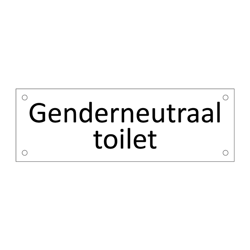 Genderneutraal toilet & Genderneutraal toilet & Genderneutraal toilet