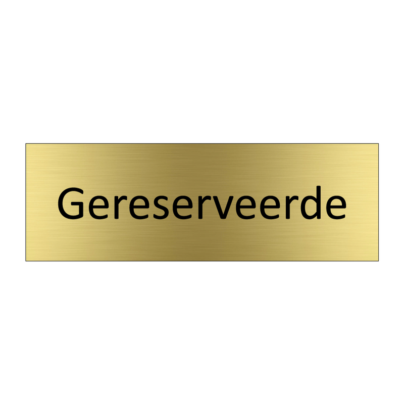 Gereserveerde & Gereserveerde & Gereserveerde & Gereserveerde & Gereserveerde & Gereserveerde