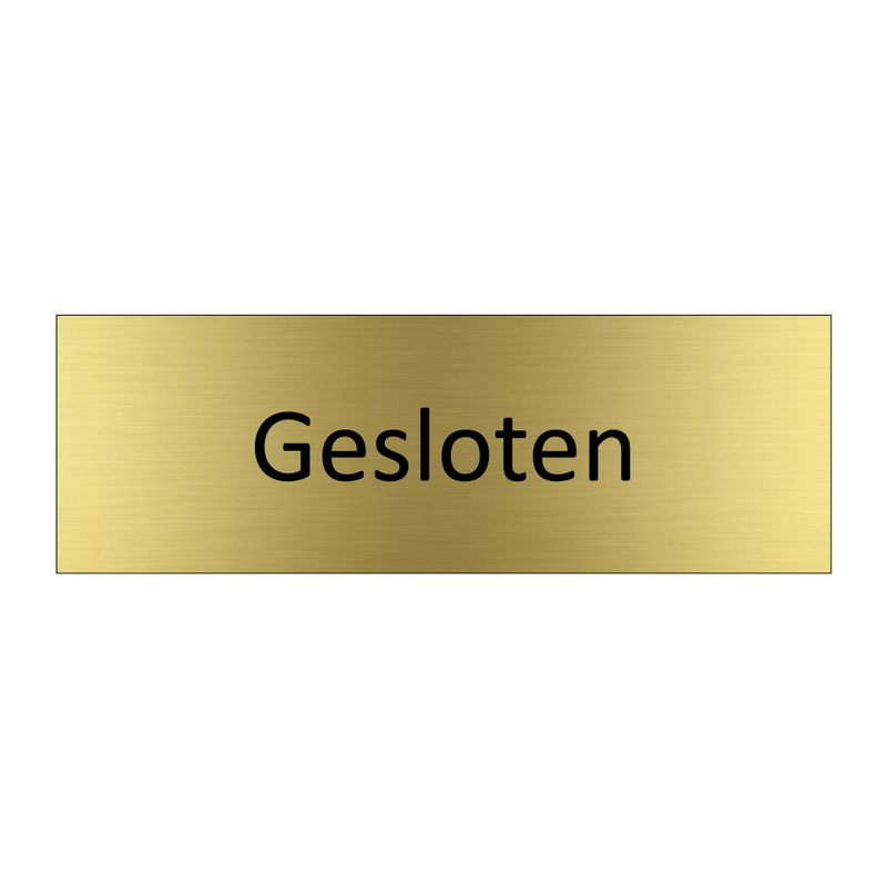 Gesloten & Gesloten & Gesloten & Gesloten & Gesloten & Gesloten