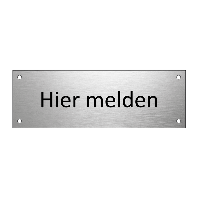 Hier melden & Hier melden & Hier melden