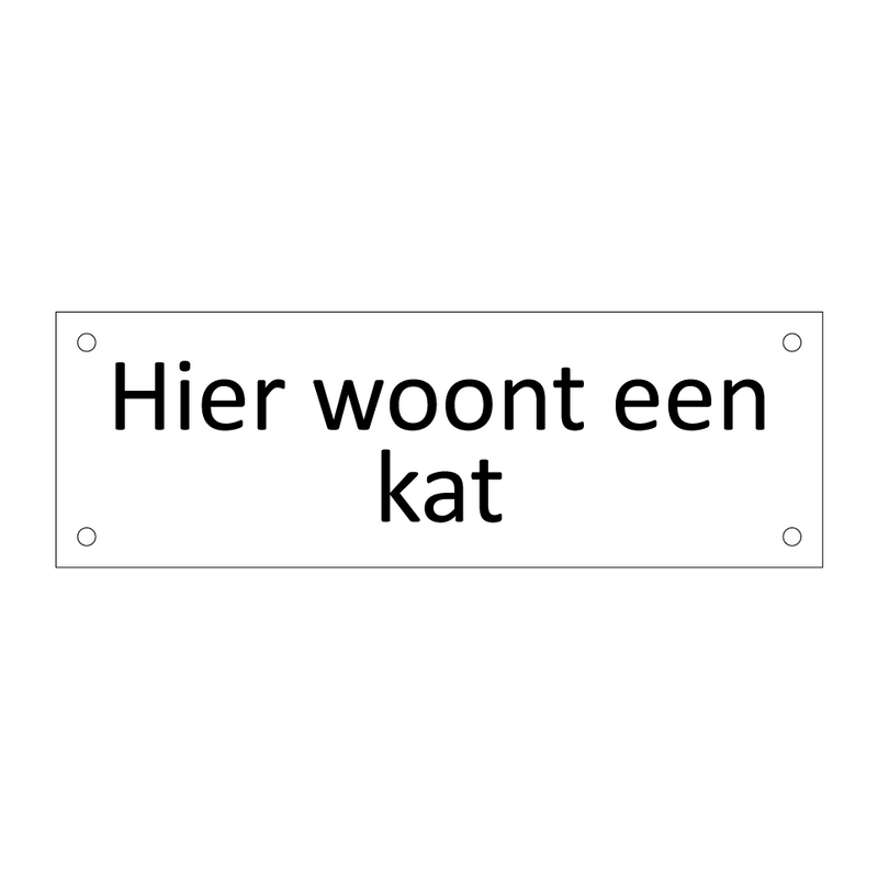 Hier woont een kat & Hier woont een kat & Hier woont een kat