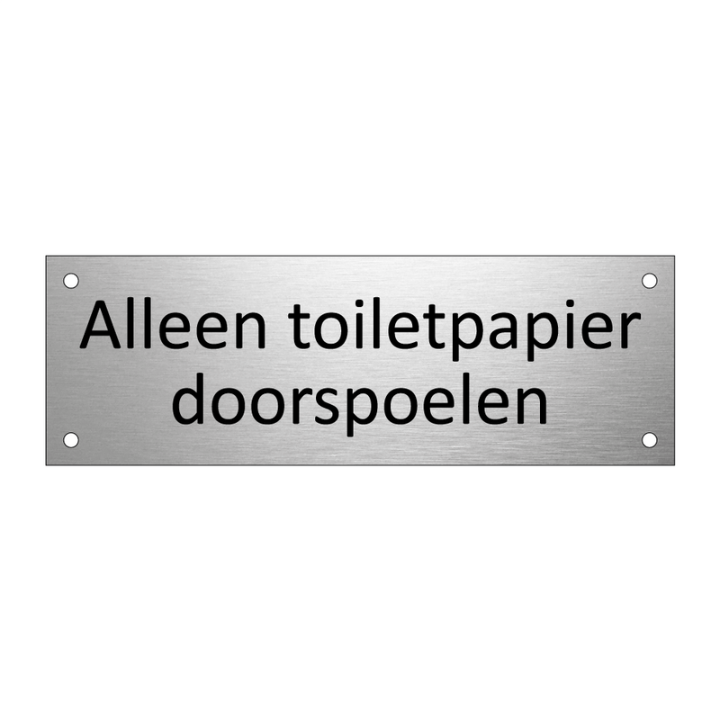 Alleen toiletpapier doorspoelen & Alleen toiletpapier doorspoelen & Alleen toiletpapier doorspoelen