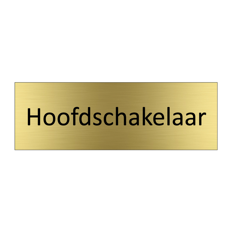 Hoofdschakelaar & Hoofdschakelaar & Hoofdschakelaar & Hoofdschakelaar & Hoofdschakelaar