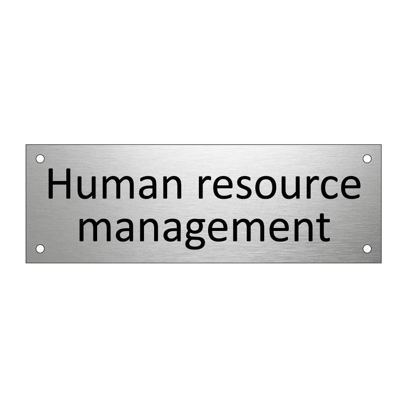 Human resource management & Human resource management & Human resource management