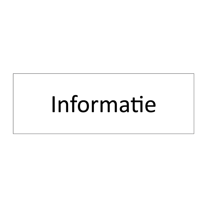 Informatie & Informatie & Informatie & Informatie & Informatie & Informatie