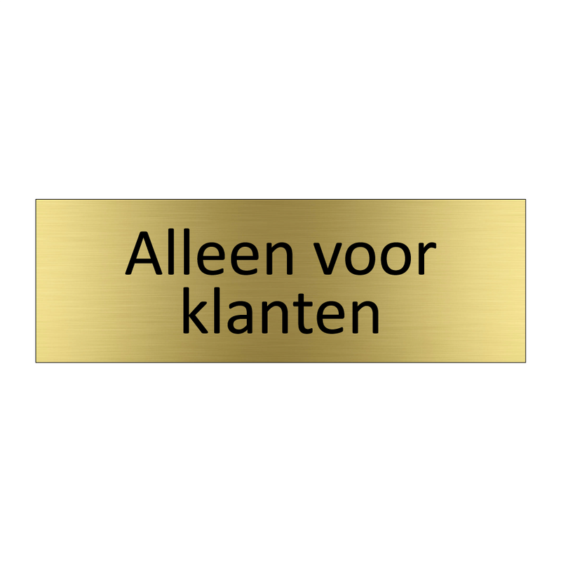 Alleen voor klanten & Alleen voor klanten & Alleen voor klanten & Alleen voor klanten