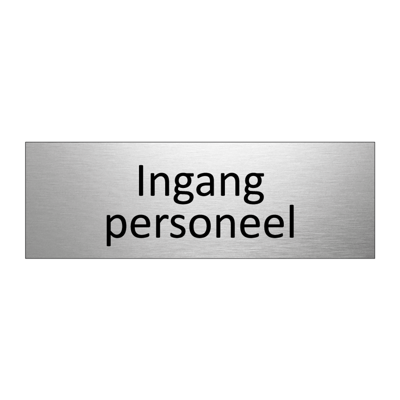 Ingang personeel & Ingang personeel & Ingang personeel & Ingang personeel & Ingang personeel