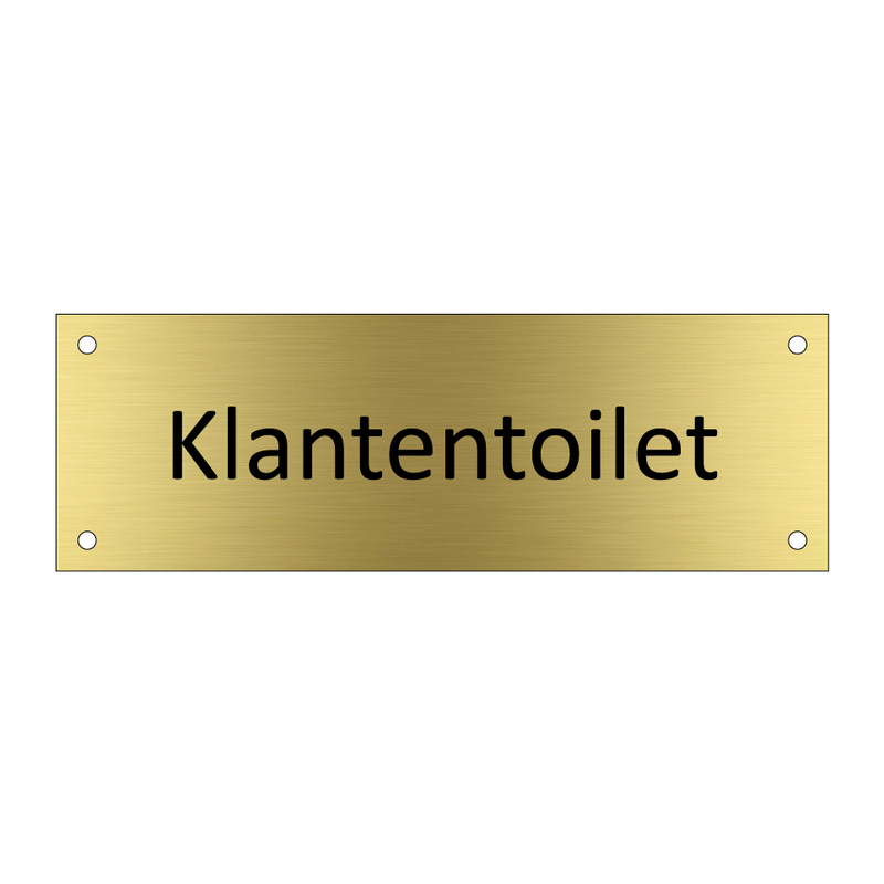 Klantentoilet & Klantentoilet & Klantentoilet