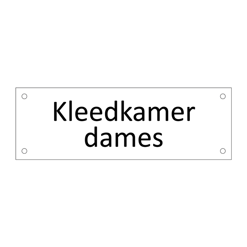 Kleedkamer dames & Kleedkamer dames & Kleedkamer dames