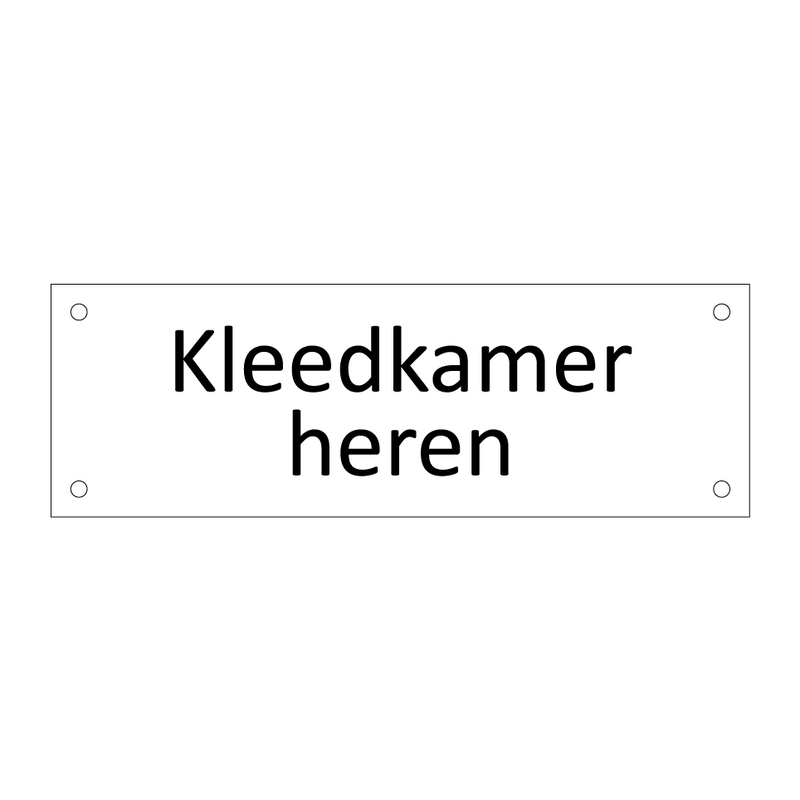 Kleedkamer heren & Kleedkamer heren & Kleedkamer heren