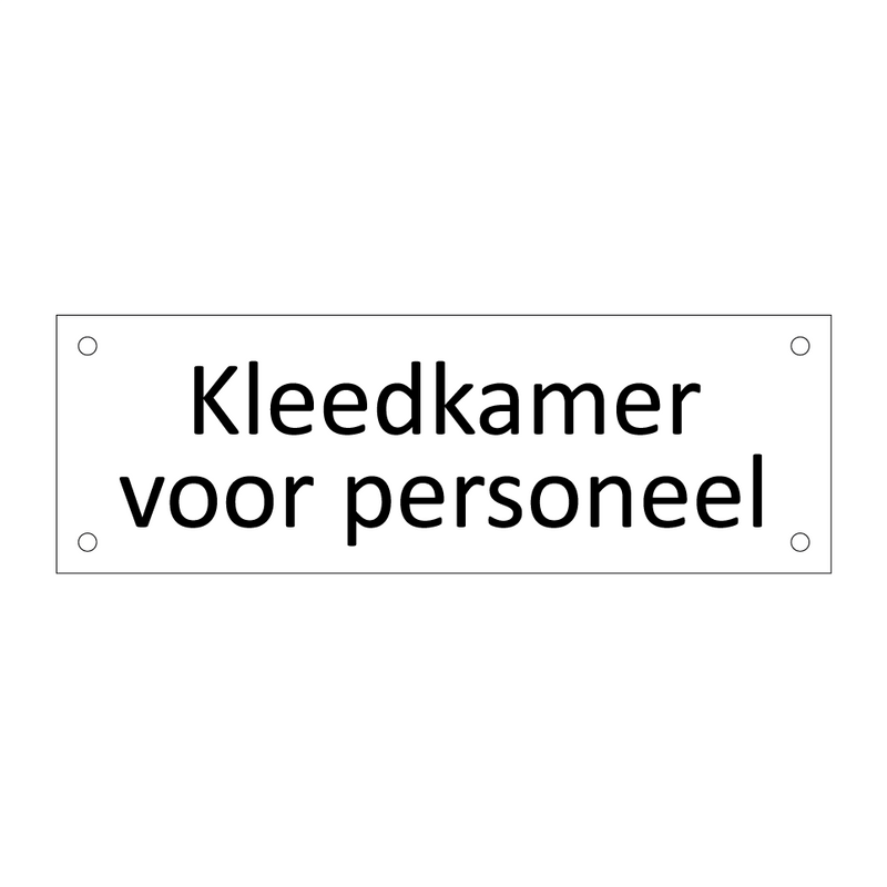 Kleedkamer voor personeel & Kleedkamer voor personeel & Kleedkamer voor personeel