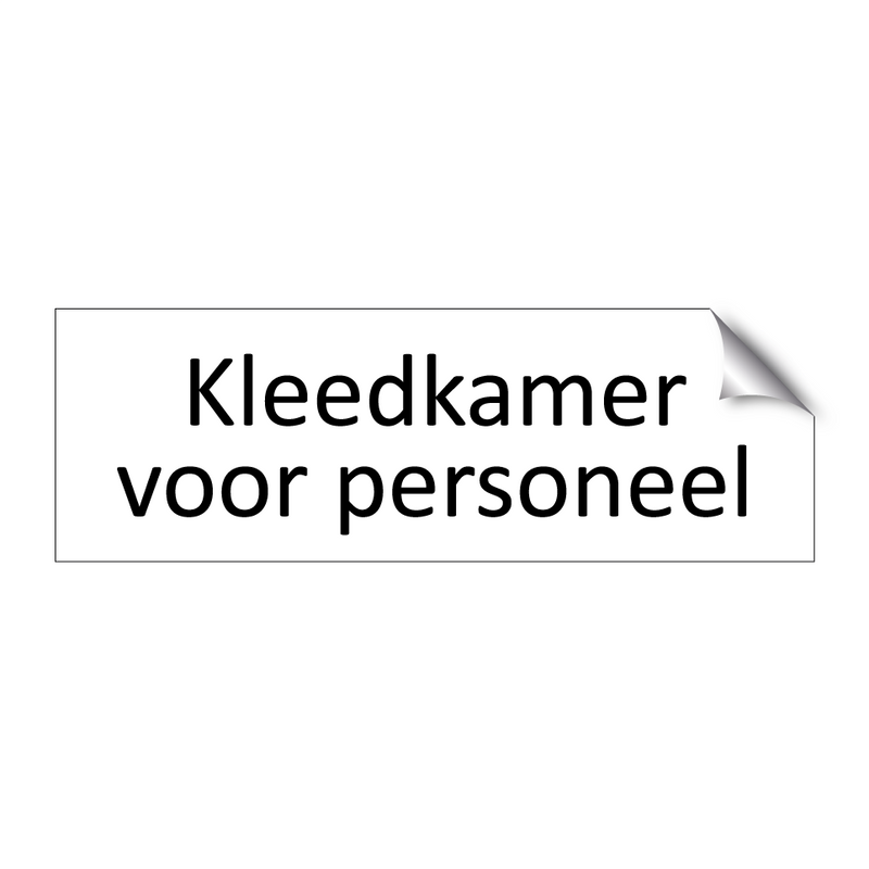 Kleedkamer voor personeel & Kleedkamer voor personeel & Kleedkamer voor personeel