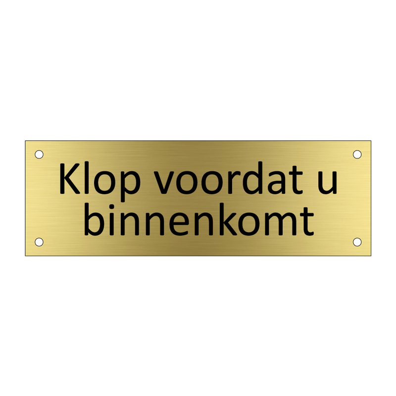 Klop voordat u binnenkomt & Klop voordat u binnenkomt & Klop voordat u binnenkomt