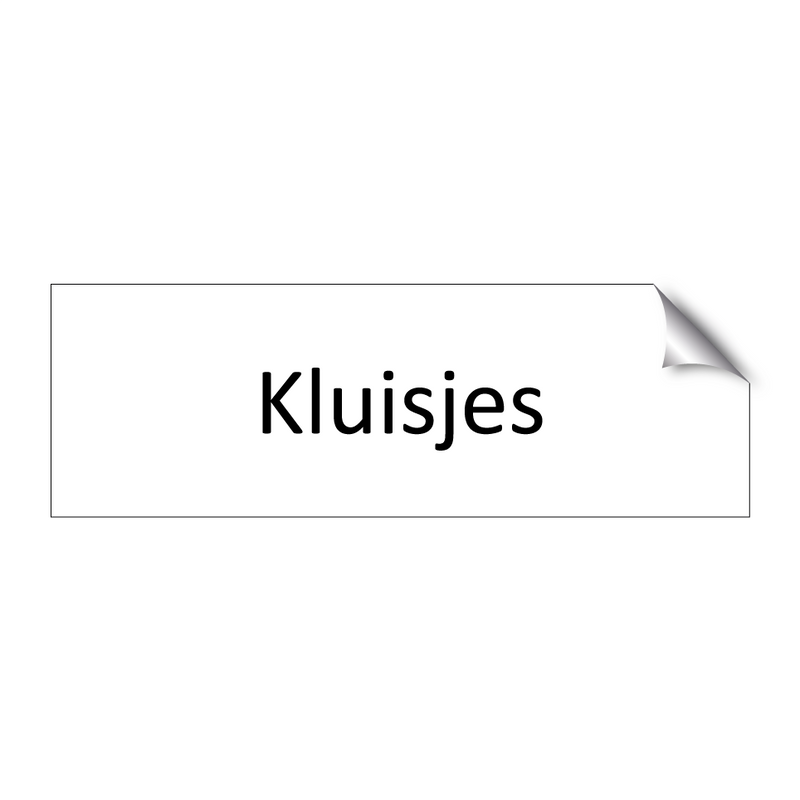 Kluisjes & Kluisjes & Kluisjes