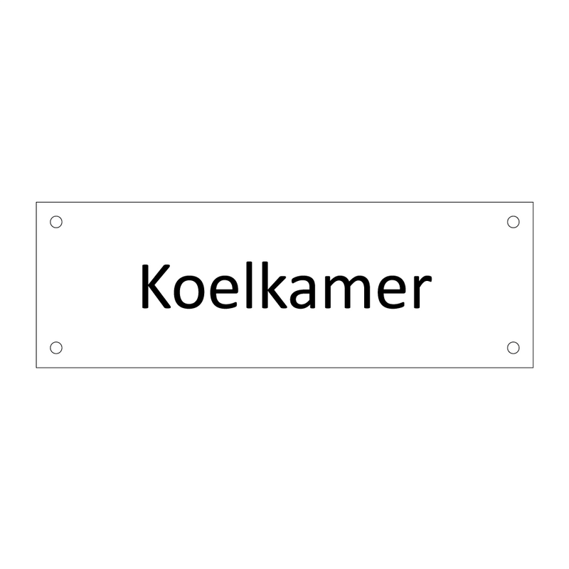 Koelkamer & Koelkamer & Koelkamer