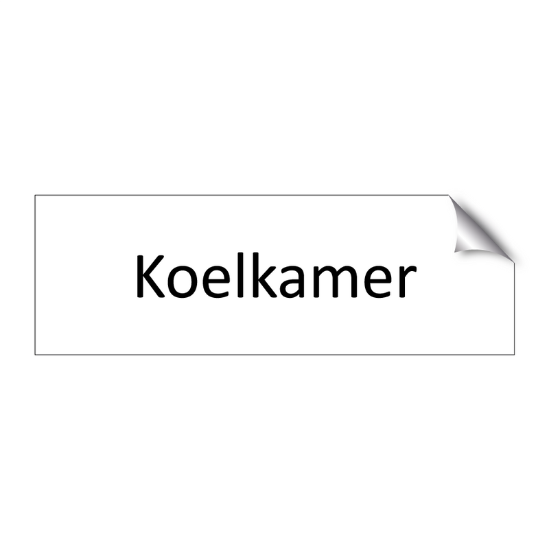 Koelkamer & Koelkamer & Koelkamer