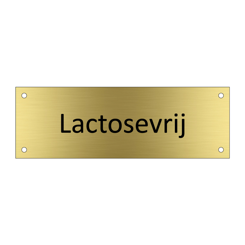 Lactosevrij & Lactosevrij & Lactosevrij