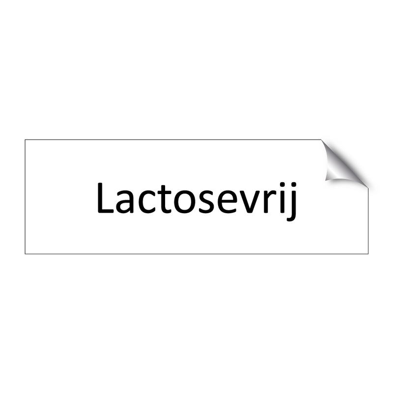 Lactosevrij & Lactosevrij & Lactosevrij