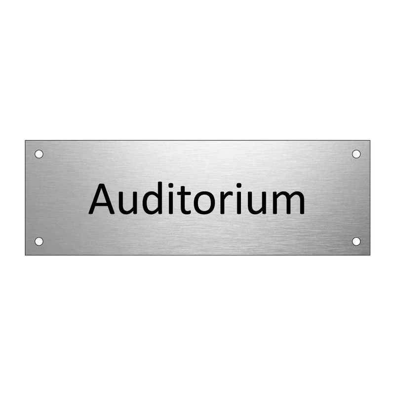 Auditorium & Auditorium & Auditorium