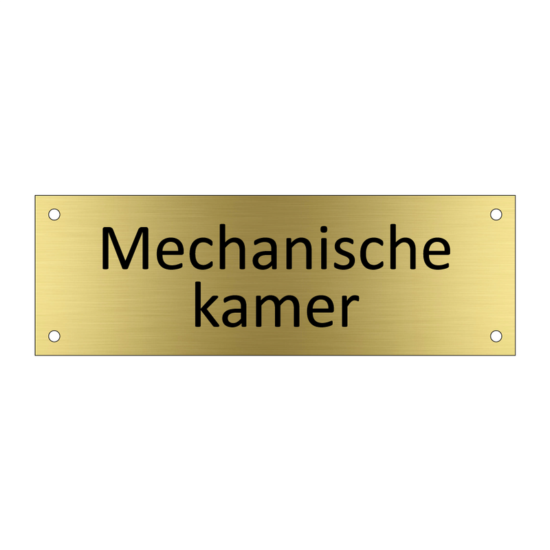 Mechanische kamer & Mechanische kamer & Mechanische kamer