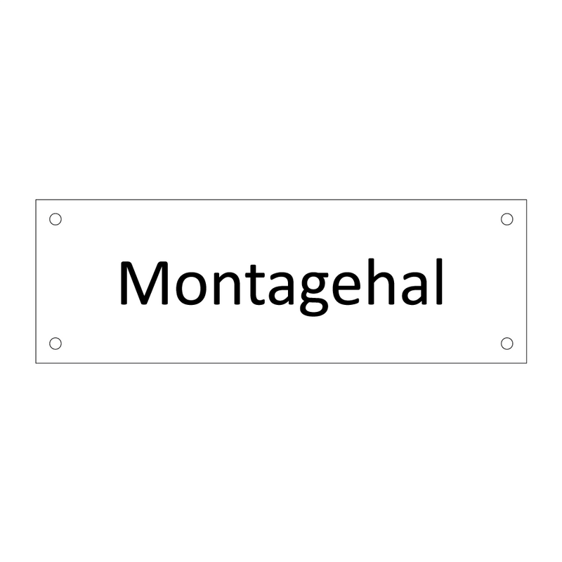 Montagehal & Montagehal & Montagehal