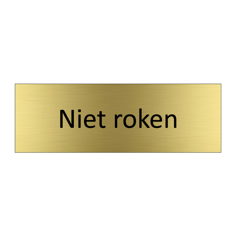 Niet roken & Niet roken & Niet roken & Niet roken & Niet roken & Niet roken