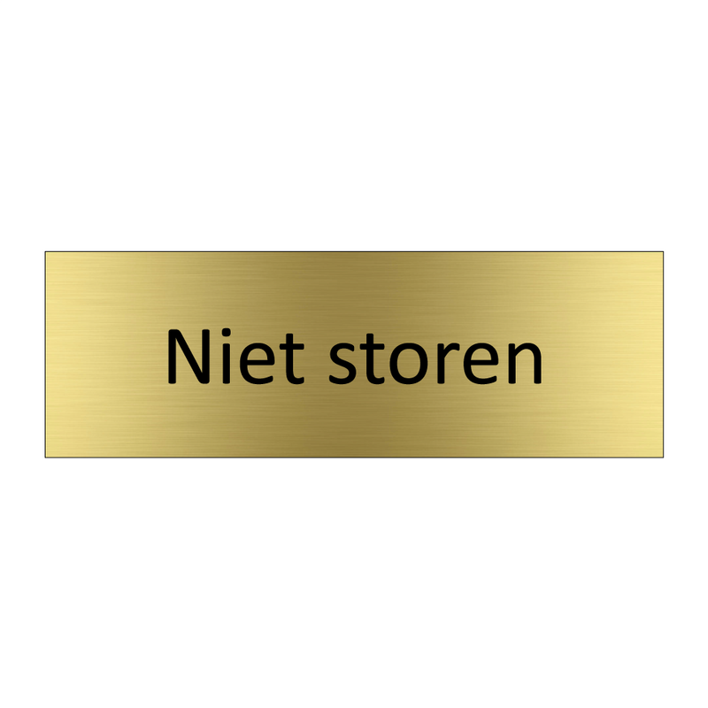 Niet storen & Niet storen & Niet storen & Niet storen & Niet storen & Niet storen