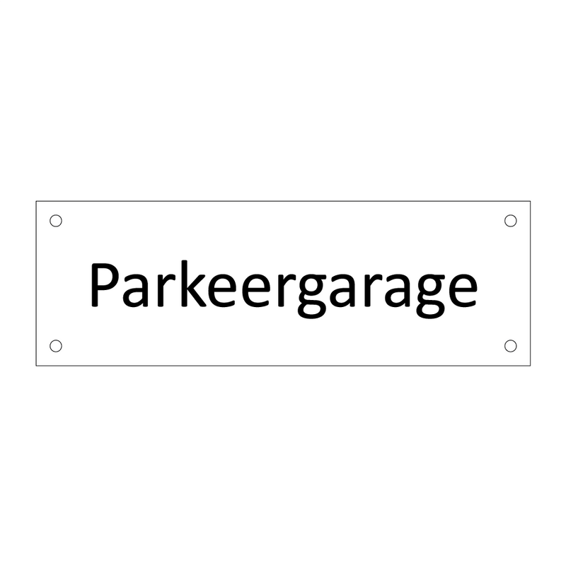 Parkeergarage & Parkeergarage & Parkeergarage