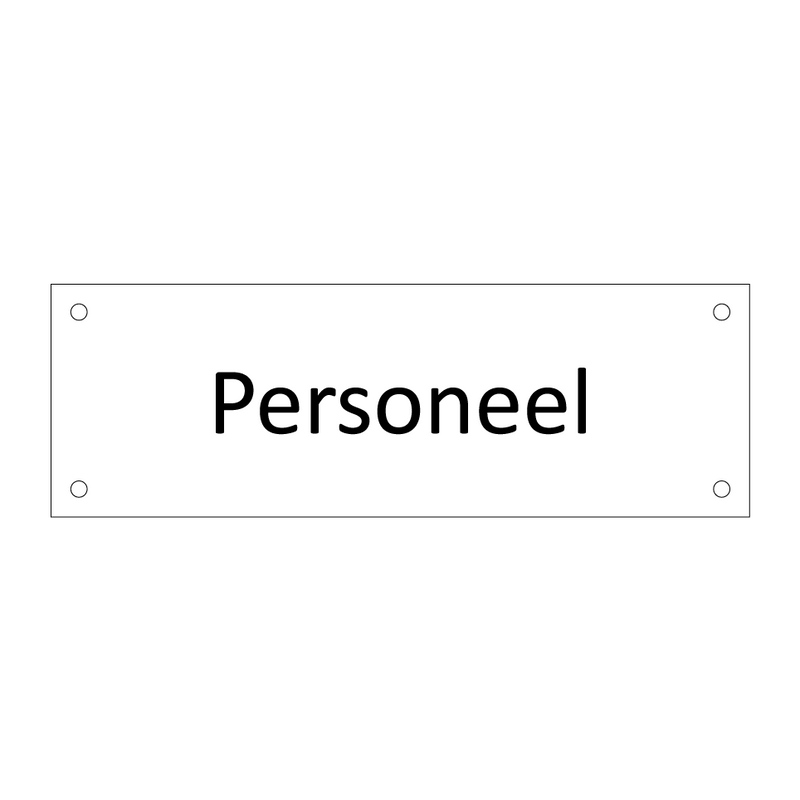 Personeel & Personeel & Personeel