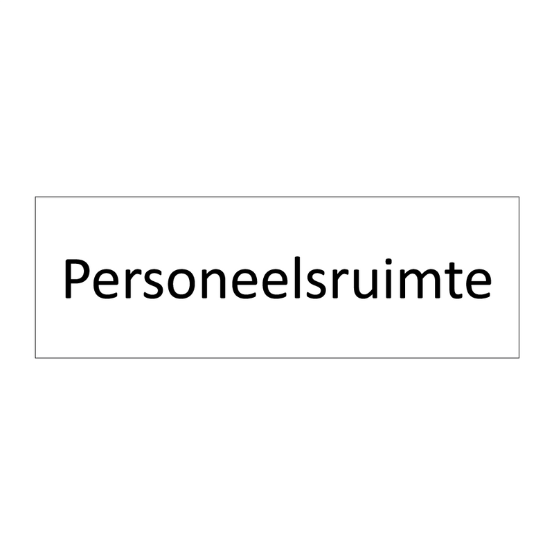 Personeelsruimte & Personeelsruimte & Personeelsruimte & Personeelsruimte & Personeelsruimte