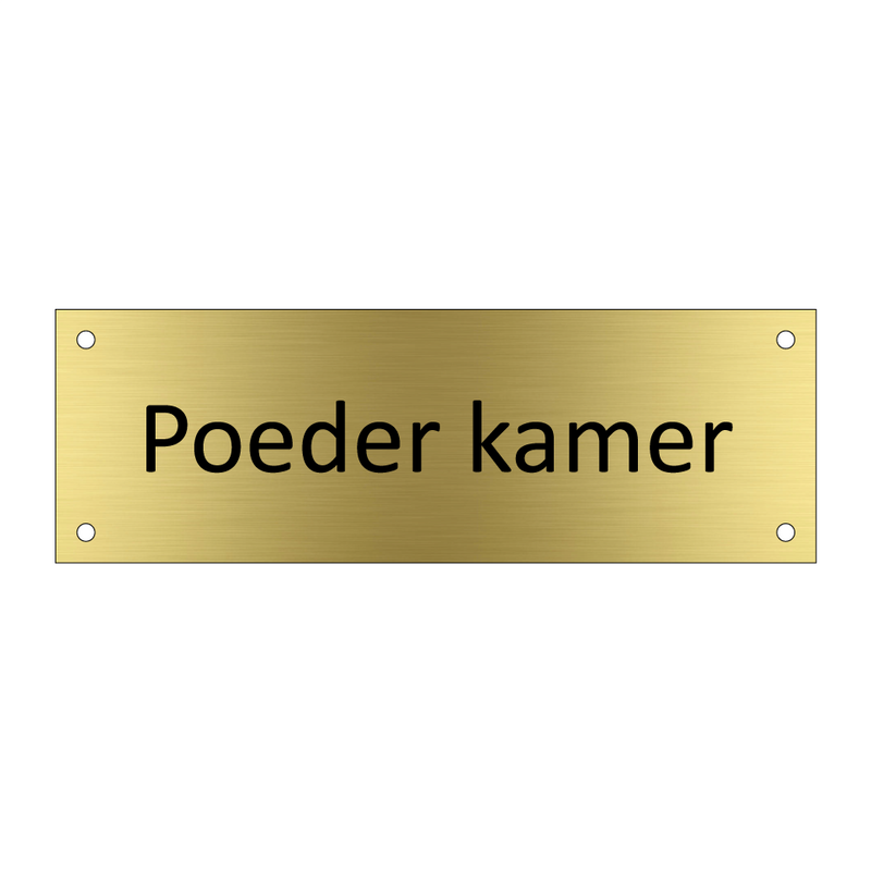 Poeder kamer & Poeder kamer & Poeder kamer