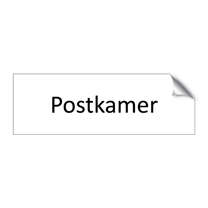 Postkamer & Postkamer & Postkamer