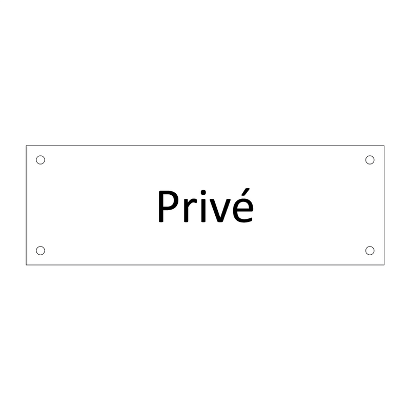 Privé & Privé & Privé