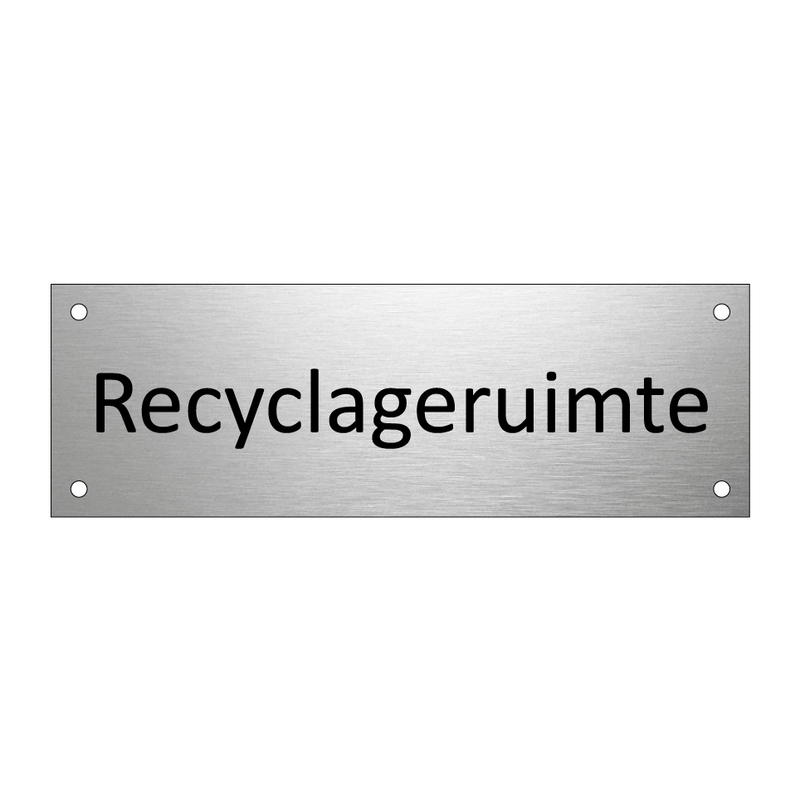 Recyclageruimte & Recyclageruimte & Recyclageruimte