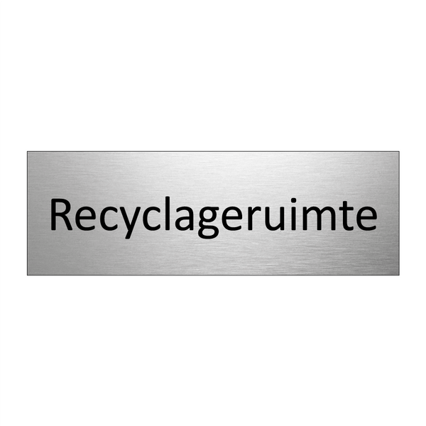 Recyclageruimte & Recyclageruimte & Recyclageruimte & Recyclageruimte & Recyclageruimte