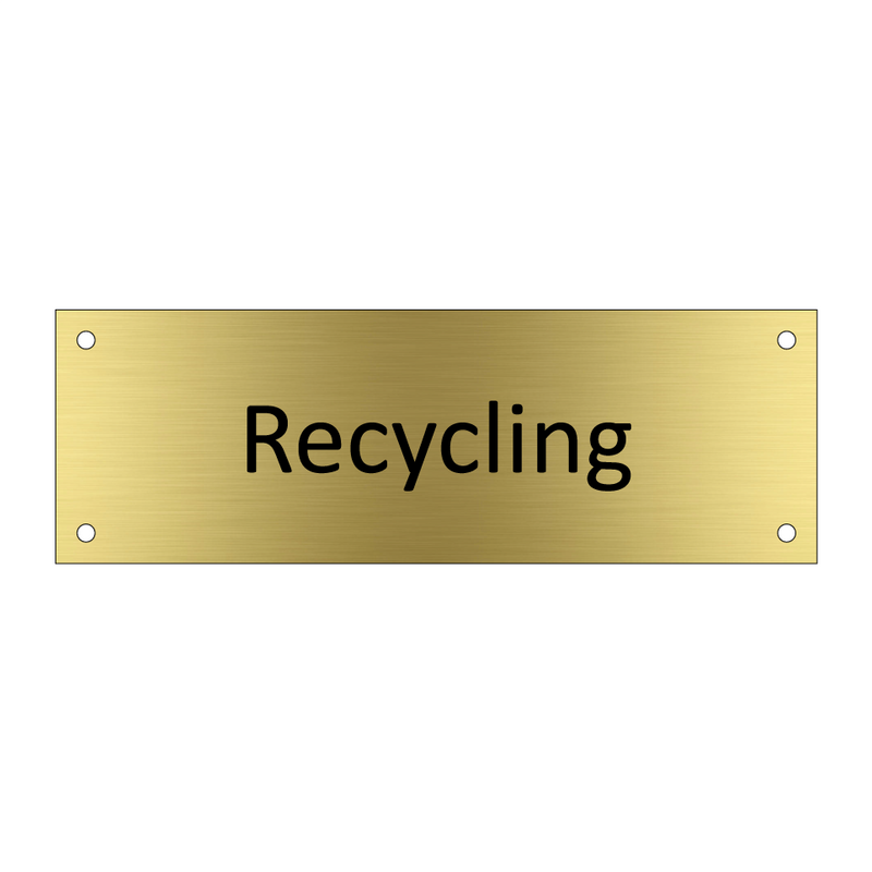 Recycling & Recycling & Recycling