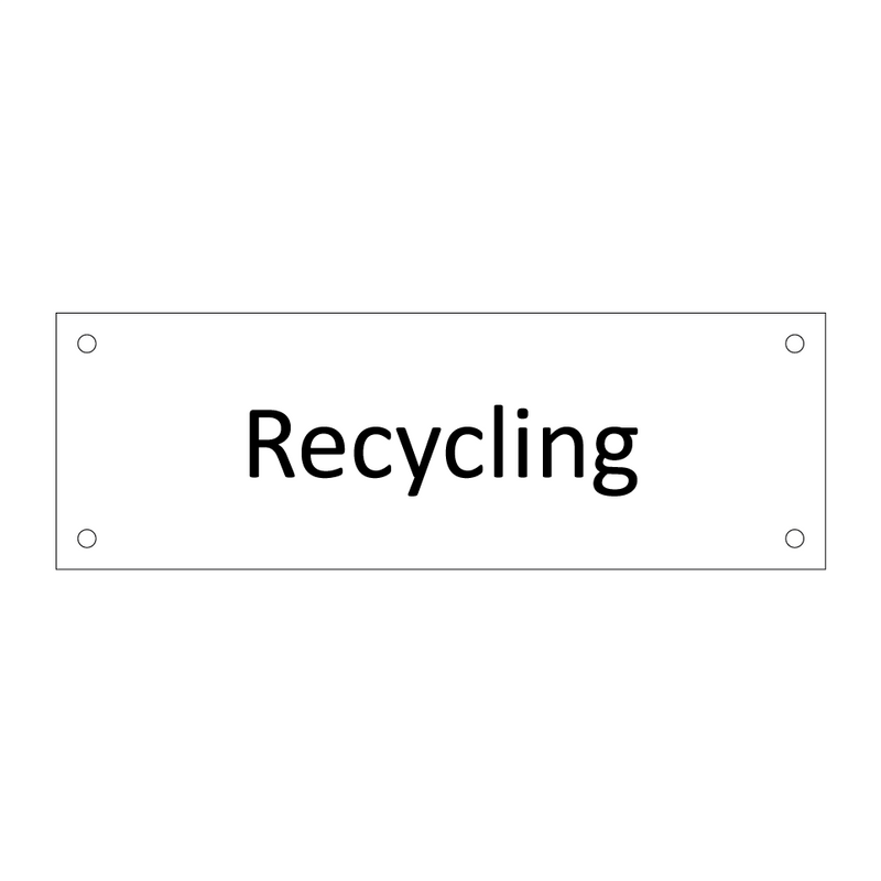 Recycling & Recycling & Recycling