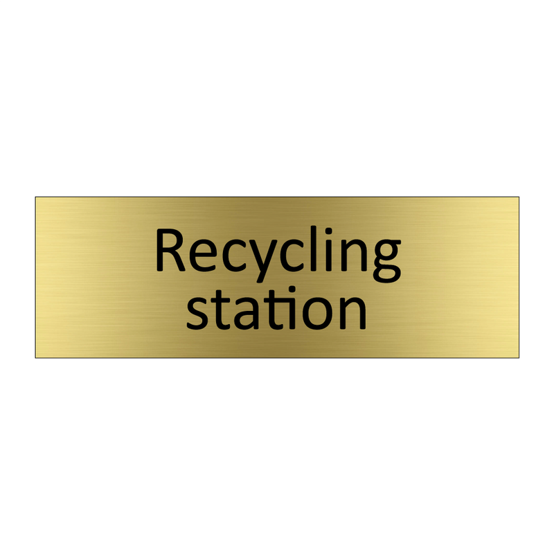 Recycling station & Recycling station & Recycling station & Recycling station & Recycling station