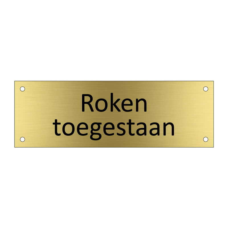 Roken toegestaan & Roken toegestaan & Roken toegestaan